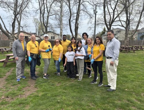 URSB Team Helps Beautify Carteret Park During Earth Day Celebration